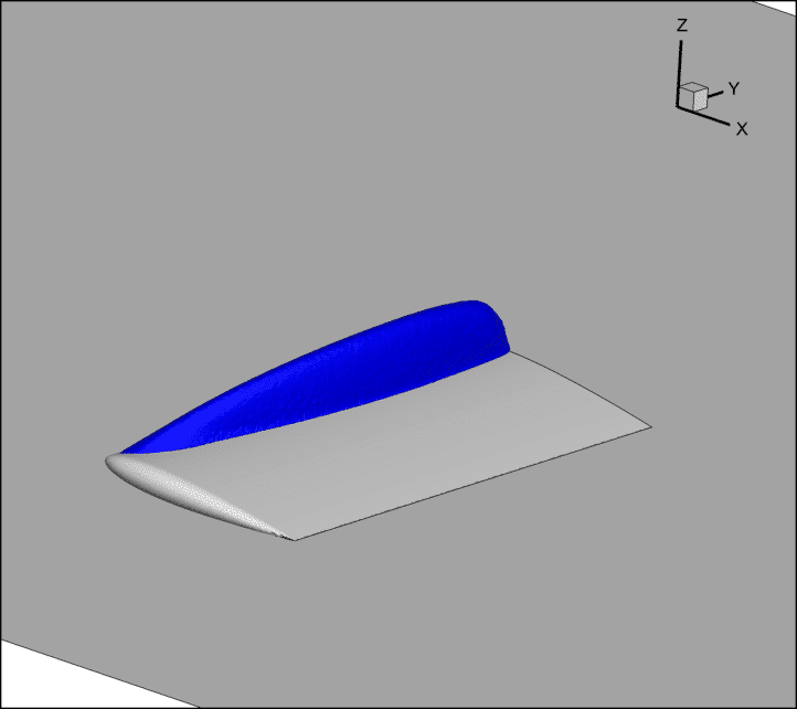 Mach 1 Isosurface