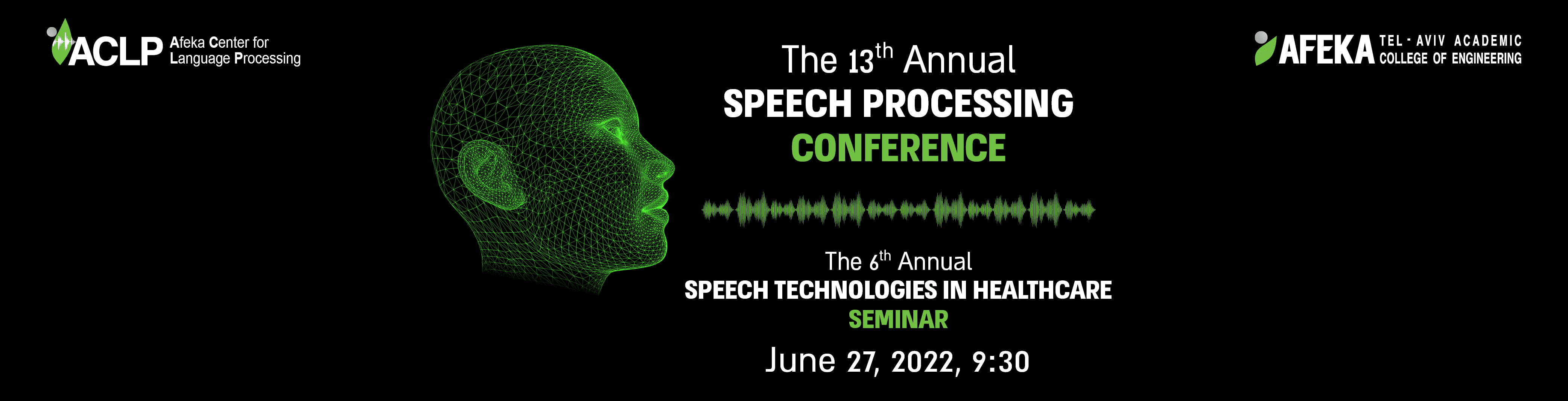 afeka speech processing conference