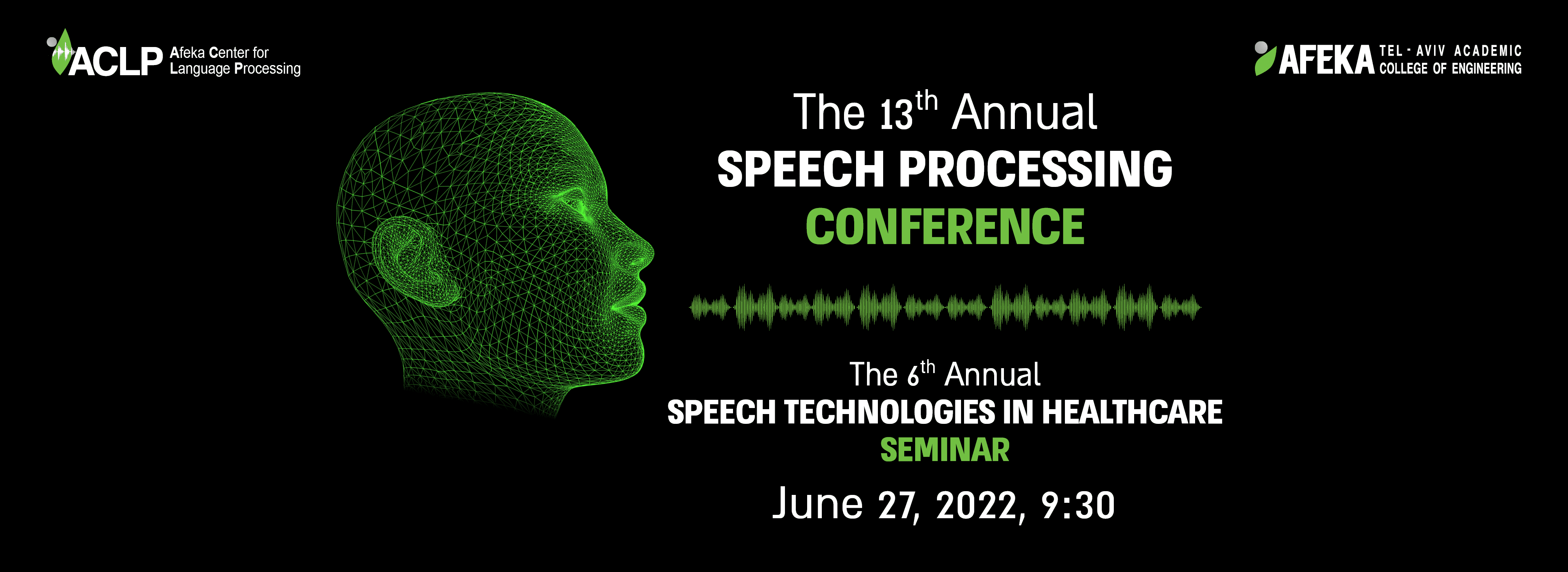 afeka speech processing conference