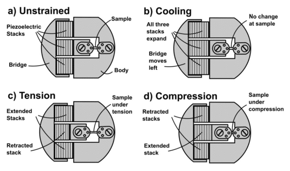 schematic of stress cell